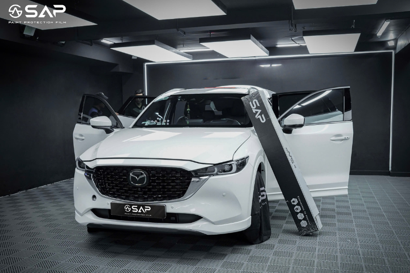 Mazda CX5 dán PPF SAP - Top 5 thương hiệu PPF uy tín