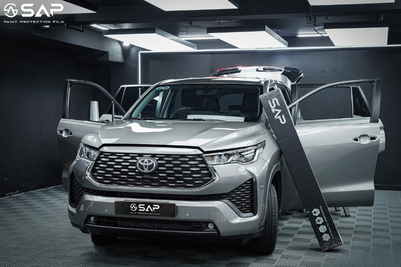 Xe Toyota Innova dán PPF SAP - Top 5 thương hiệu PPF uy tín