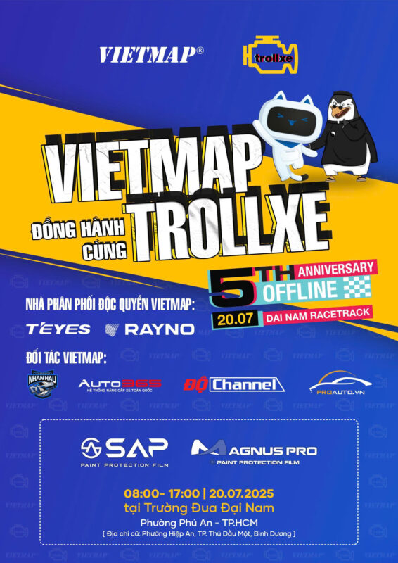 PPF SAP đồng hành cùng sự kiện Vietmap x Troll Xe 5th Anniversary Offline