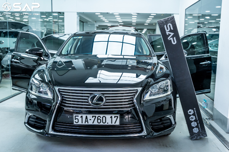Chủ xe Lexus LS460 chọn dán PPF màu ô tô thương hiệu SAP