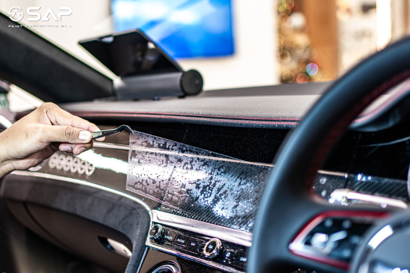 Dán PPF ô tô tại Đà Nẵng vị trí nội thất xe