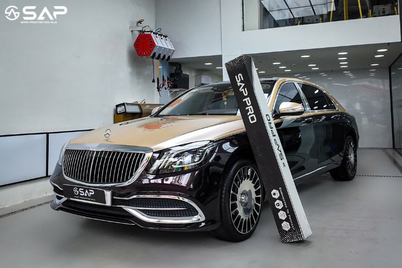 Xe Mercedes S560 dán PPF ô tô tại Thanh Hóa