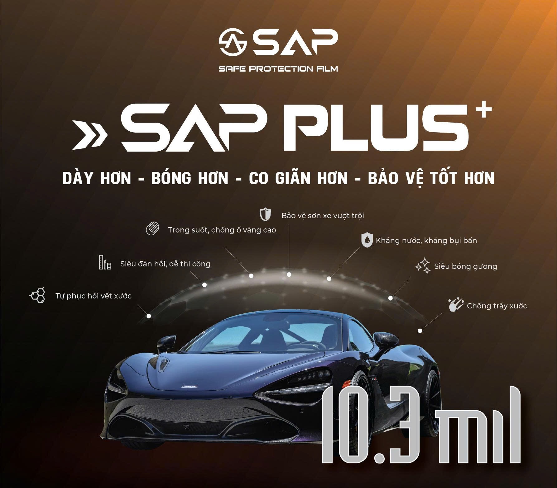 PPF SAP PLUS+ Chính Hãng Chống Trầy Xước Hiệu Quả